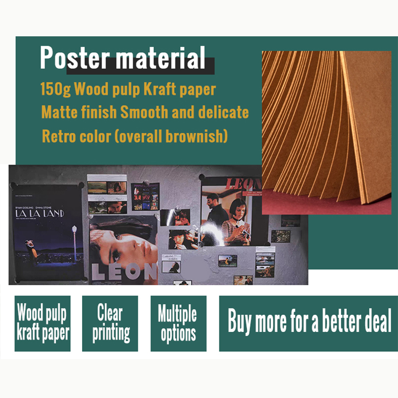 Jojo Bizarre Adventure Poster Decor Anime Wall Home Pictur Painting Vintage Kraft Paper 4k Hd Printing - 3