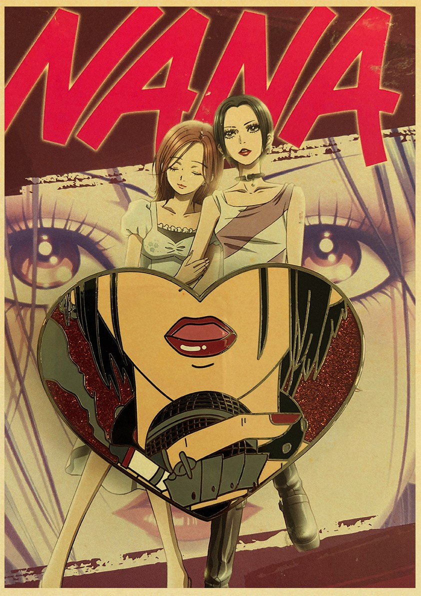 Anime Nana Vintage Poster Home Room Decor Art Painting Funny Wall Sticker For Coffee House Bar Kraft Paper Prints And Posters - 3