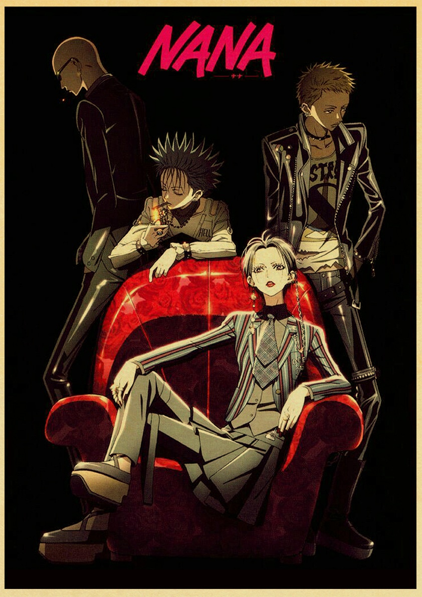 Anime Nana Vintage Poster Home Room Decor Art Painting Funny Wall Sticker For Coffee House Bar Kraft Paper Prints And Posters - 2