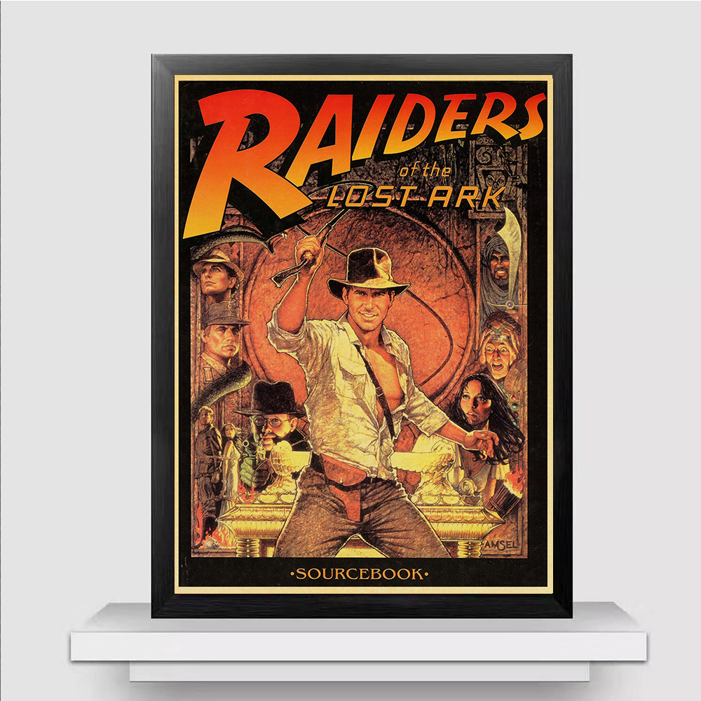 Spielberg Films Jurassic Park Jaws Retro Poster Vintage Posters Prints Decor Wall Painting Bar Home - 5