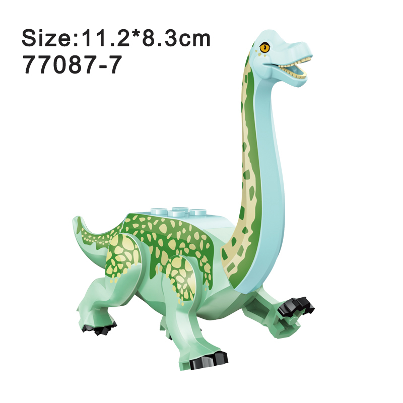 Kids Jurassic Dinosaur Building Blocks Toy Set Velociraptor Triceratops Stegosaurus Ideal Christmas Gift - 30