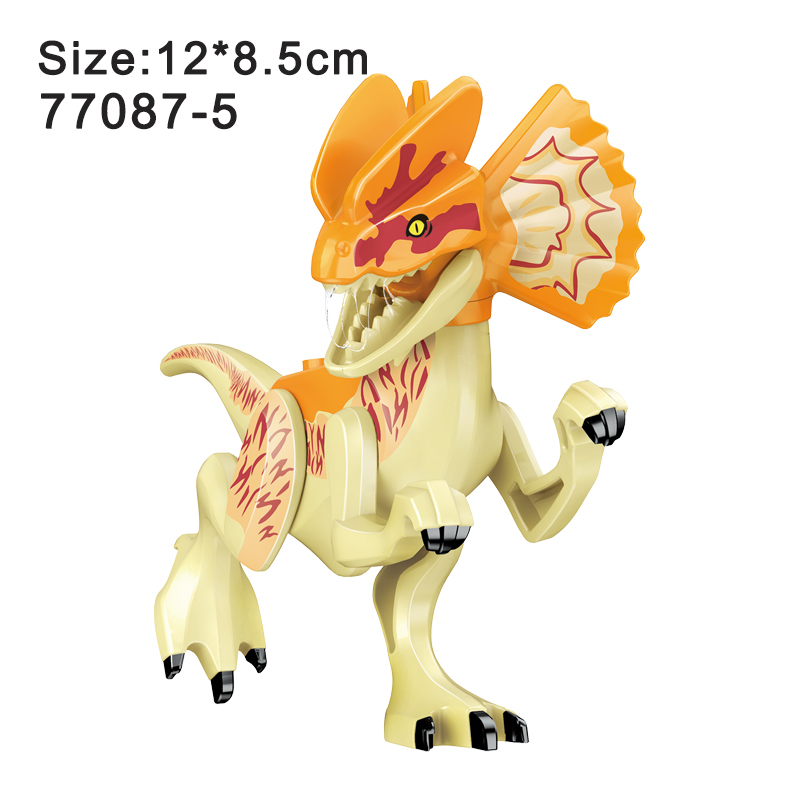 Kids Jurassic Dinosaur Building Blocks Toy Set Velociraptor Triceratops Stegosaurus Ideal Christmas Gift - 28