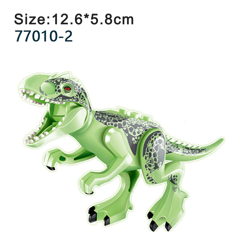 Kids Jurassic Dinosaur Building Blocks Toy Set Velociraptor Triceratops Stegosaurus Ideal Christmas Gift - 18