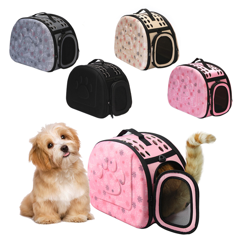 Portable Dog Carrier Bag Travel Friendly Foldable Mesh Shoulder Pet Bag For Cats Puppies S M L Sizes - 10