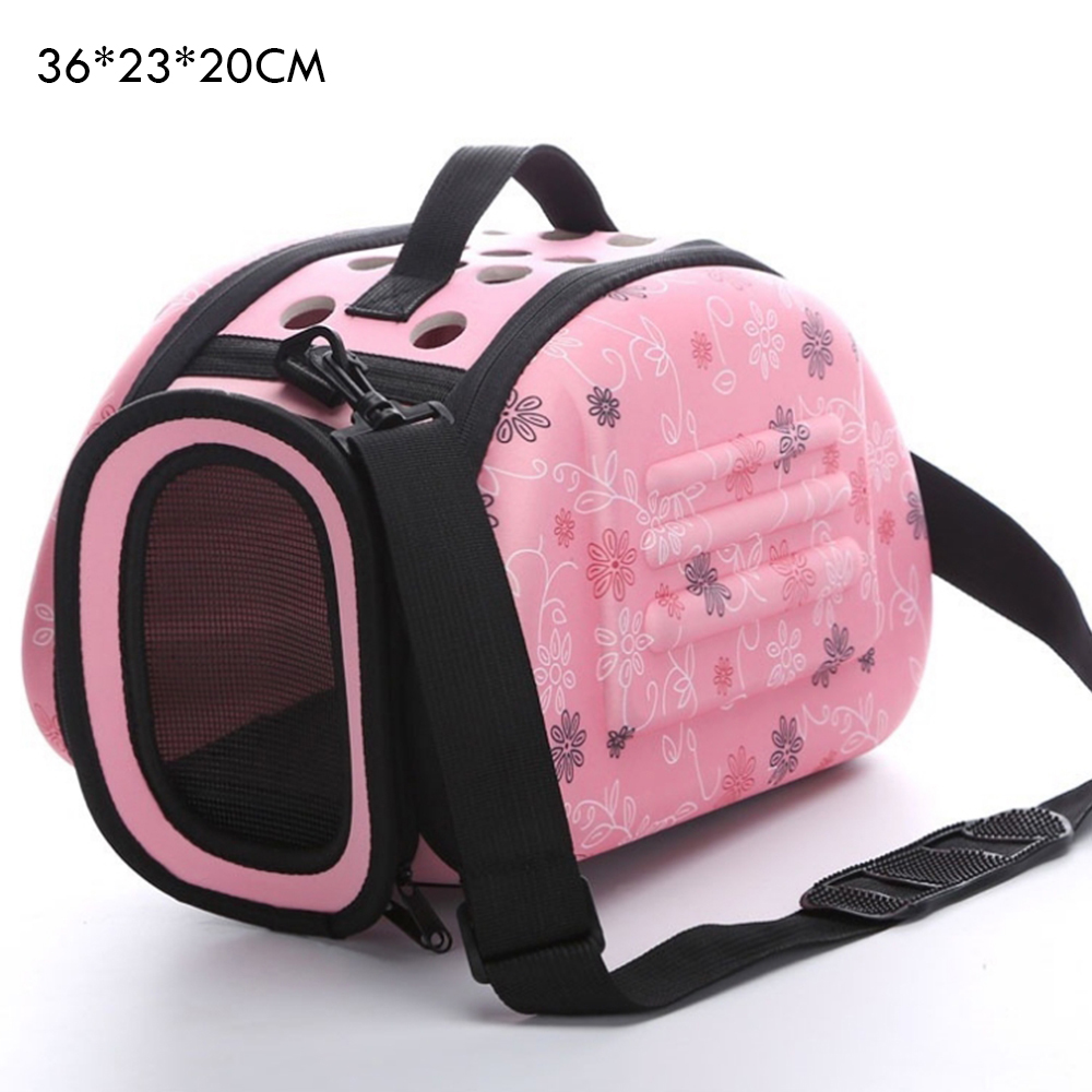 Portable Dog Carrier Bag Travel Friendly Foldable Mesh Shoulder Pet Bag For Cats Puppies S M L Sizes - 7