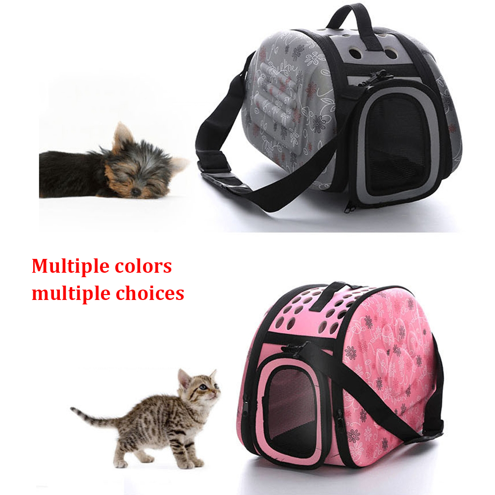 Portable Dog Carrier Bag Travel Friendly Foldable Mesh Shoulder Pet Bag For Cats Puppies S M L Sizes - 3