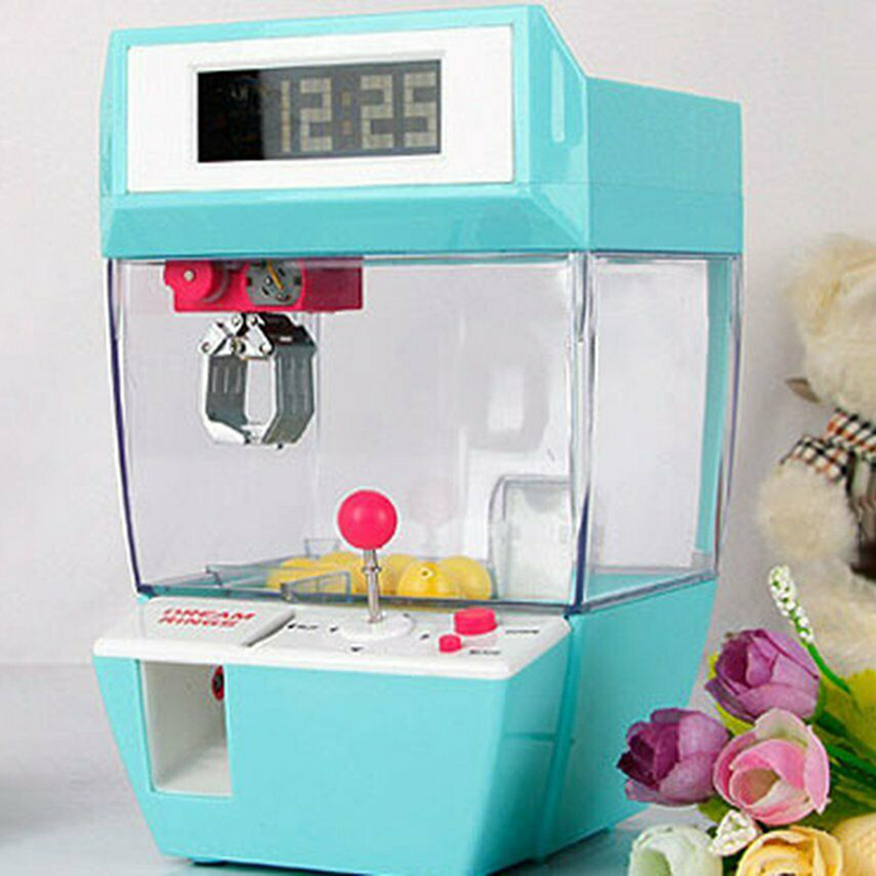 Coin Operated Mini Game Machine With Fun Play Alarm Clock Features For Kids And Adults - 2