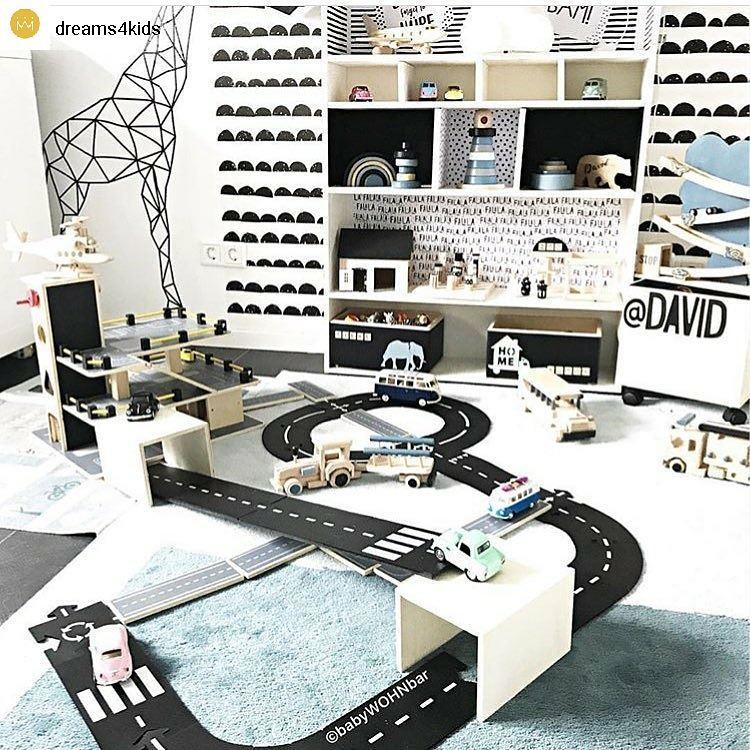 Kids Interactive Nordic Play Mat Puzzle Carpet Educational Toy Diy City Road Game Pvc Car Track Rug Ideal Gift For Boys - 18