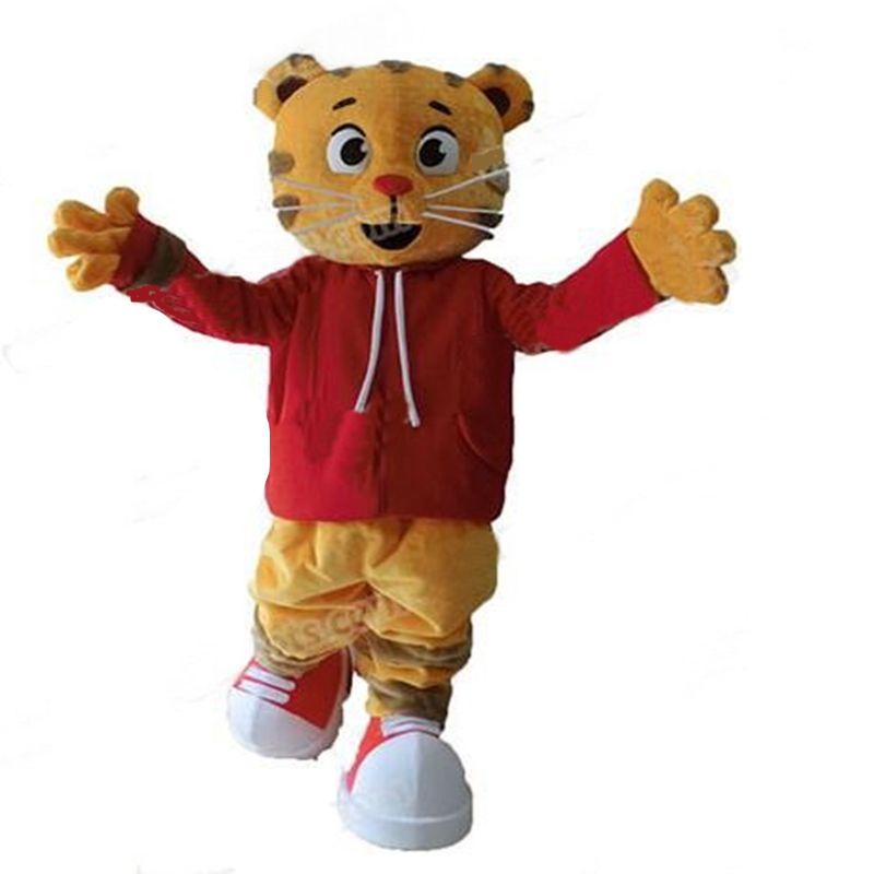 Adult Size Daniel Tiger Mascot Costume Cartoon Character Cosplay For Parties And Events - 1