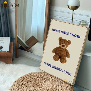 Modern Nordic Korean Cute Animal Bear Posters Pictures Wall Decor Art Canvas Print Painting Dormitory Studio Home Decoration - 2