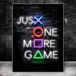 Gaming Zone Canvas Poster Funny Game Quote Wall Art Prints Painting Kids Boys Gamer Room Picture Arcade Hall Playroom Decoration - 3