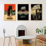 Rock Band Arctic Monkeys Posters Vintage Kraft Paper Wall Stickers Home Bar Decor Mural Diy Room Study Decoration Art Painting