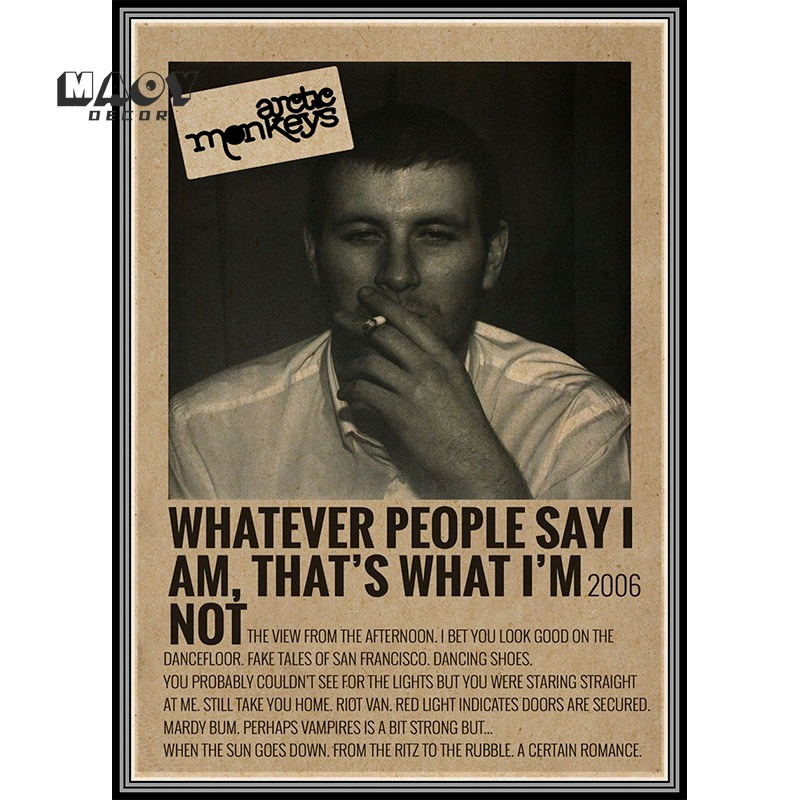 Singer Poster Kraft Paper Posters Vintage Classic Music Band Retro Decor Rapper Painting Picture For Home Room Bar Wall - 2