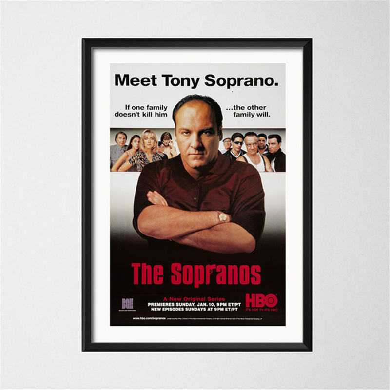 Classic Tv Series Show The Sopranos Gangster Mafia Art Painting Vintage Canvas Poster Wall Home Decor - 5