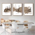 Black Ink Islamic Wall Art Arabic Calligraphy Subhan Allah Canvas Posters And Prints Paintings For Living Room Home Decor - 2