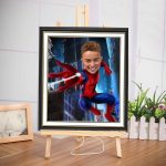 Marvel Avengers Custom Poster Personalized Spiderman Portrait Canvas Printing Superhero Wall Art Room Decor Birthday Gift - 2