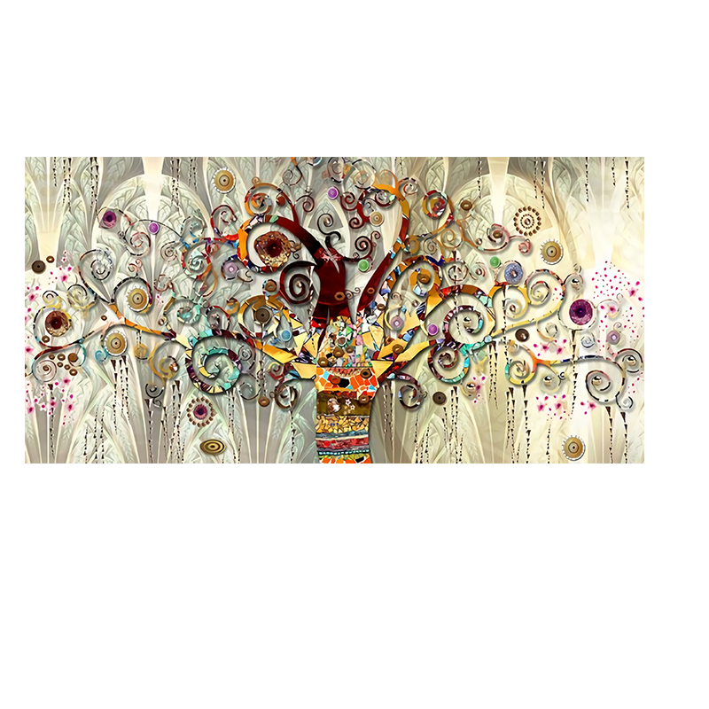 Gustav Klimts Tree Of Life Canvas Wall Art Modern Scandinavian Prints For Living Room Decor - 5