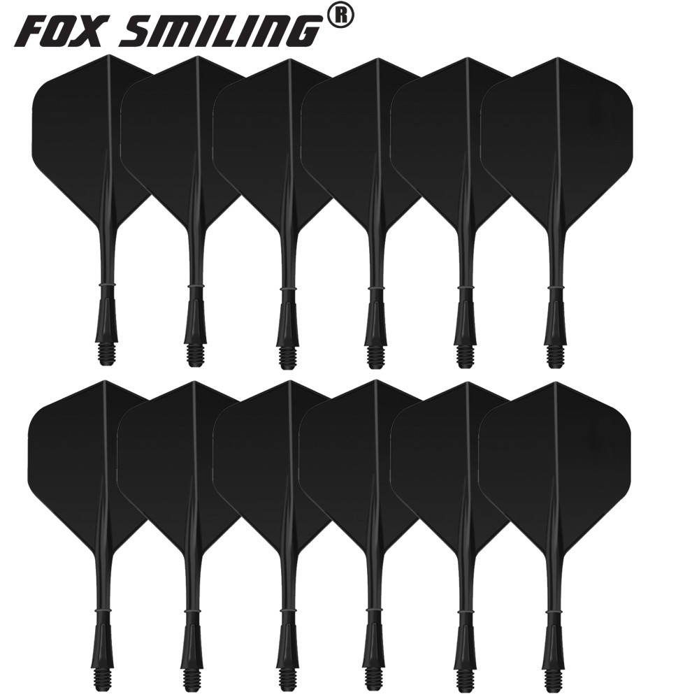 Fox Smiling 12pcs Durable Dart Flights And Shafts Antifall Integrated 2ba Screw Dart Accessories Set - 13