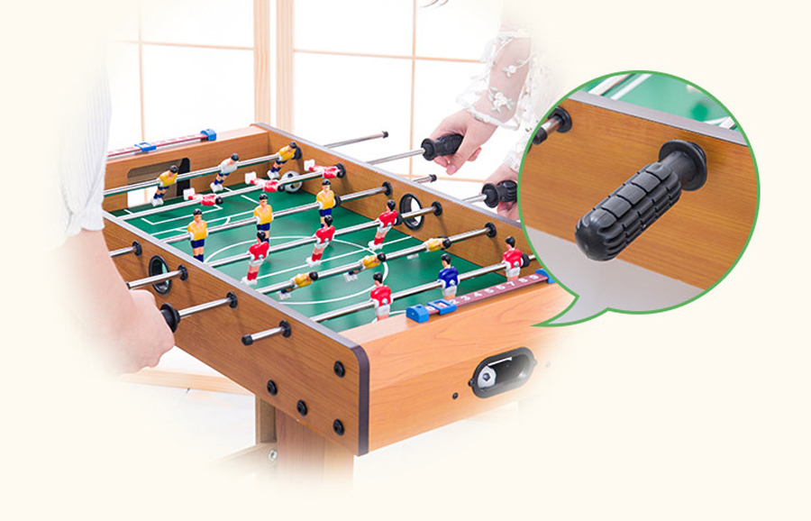 Portable Mini Tabletop Foosball Game Set With 2 Balls Score Keeper Ideal Soccer Table Game For Kids Adults - 3