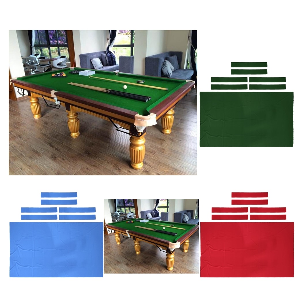 9ft Professional Woolen Billiard Cloth Pool Table Felt Snooker Accessories For Bars Clubs Hotels - 5