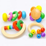 Montessori Baby Toys 0 12 Months Wooden Puzzle Maze Beads Early Educational For Children Family Game Rattle Building Block - 5