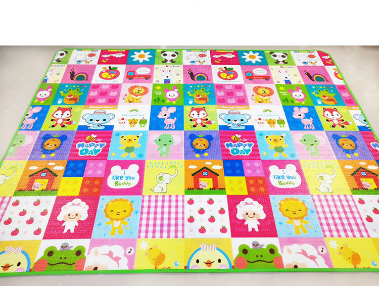 Cartoonthemed Xpe Puzzle Baby Play Mat 200x180cm Foldable Kids Climbing Rug Childrens Game Mats Educational Toy - 9