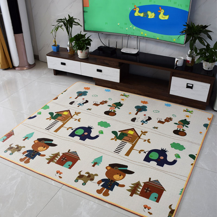 Cartoonthemed Xpe Puzzle Baby Play Mat 200x180cm Foldable Kids Climbing Rug Childrens Game Mats Educational Toy - 5