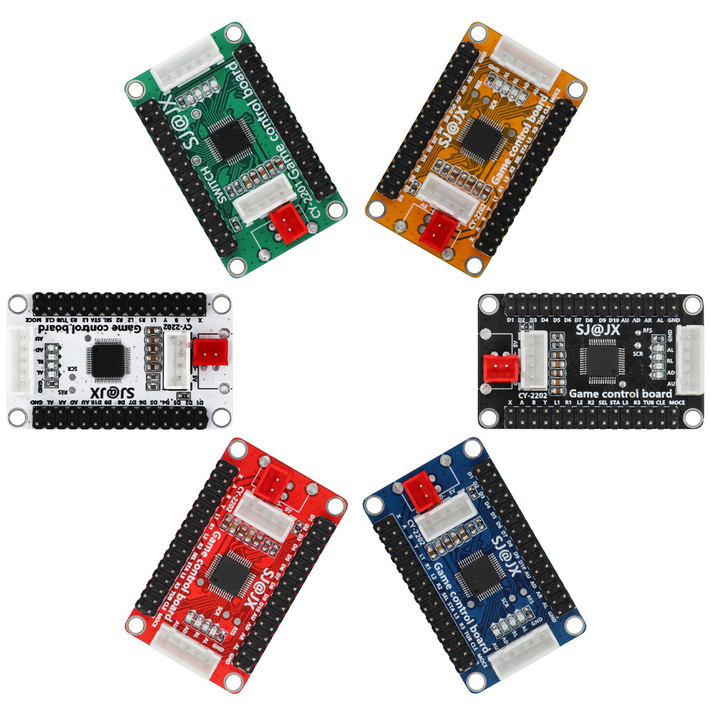 Diy Arcade Zero Delay Board With Sanwa Joystick Usb Encoder Control Cable For Pc Ps3 Raspberry Pi Android Hitbox - 7