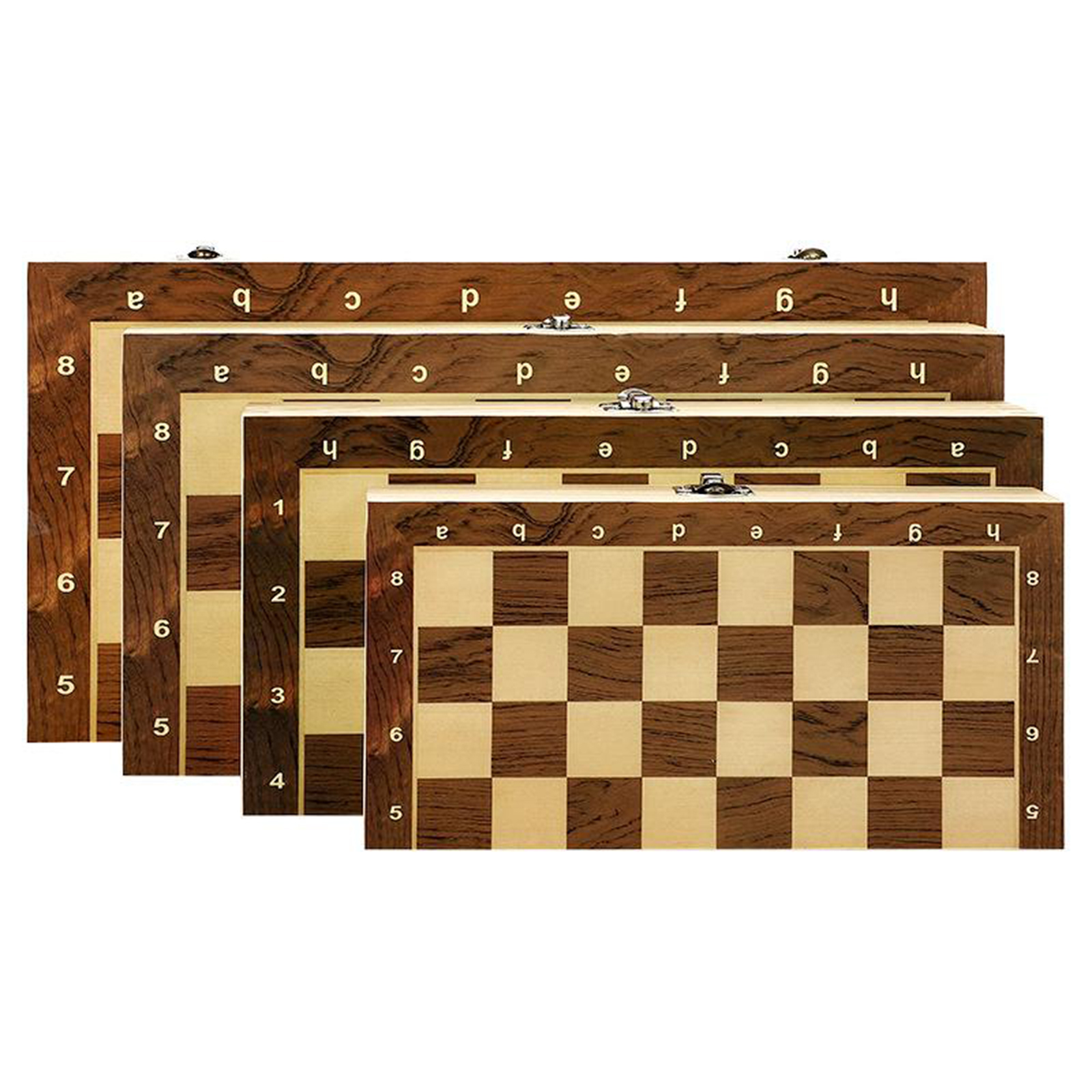 Magnetic Wooden Chess Set Foldable Travel Game Storage Box Educational Toy For Kids Adults Sizes 24293439 Cm - 1