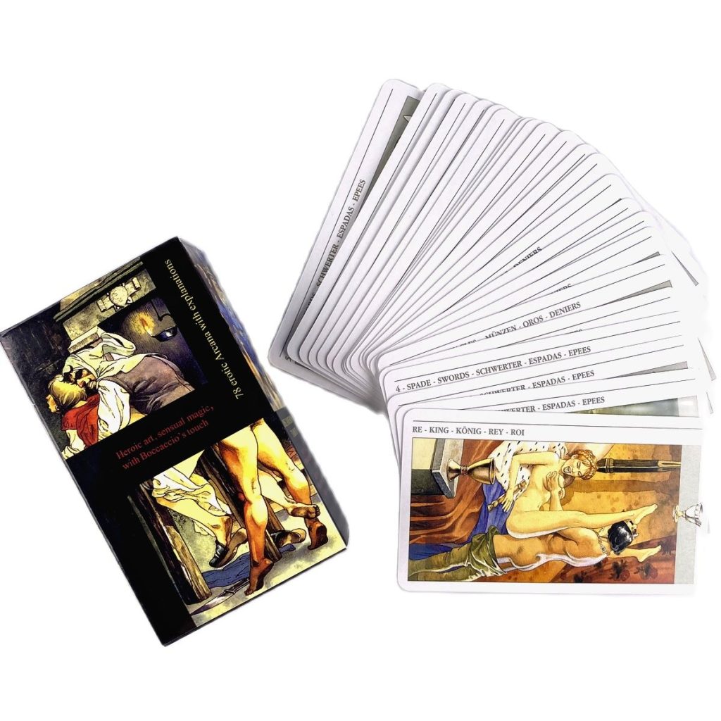 78card Decameron Tarot Deck With Pdf Guidebook For