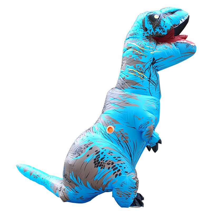 Adults Kids Inflatable Trex Dinosaur Costume Fancy Mascot For Cosplay Halloween Anime Parties - 6