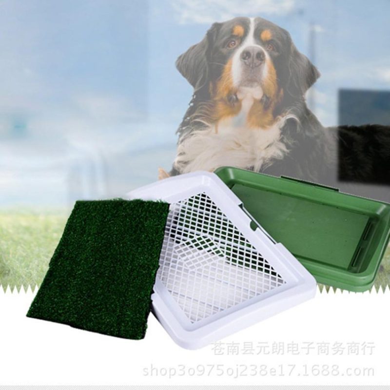 Indooroutdoor Puppy Potty Tray Easy Clean Dog Toilet Training Litter
