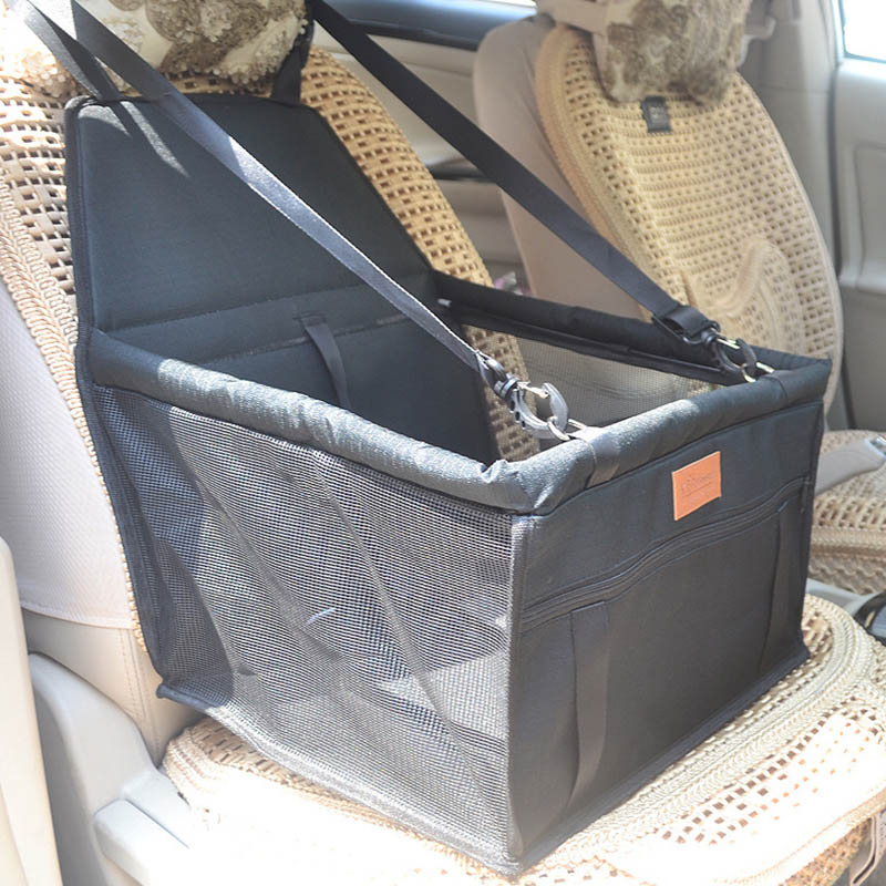 Waterproof Double Thick Pet Car Seat Bag Folding Dog Mat Travel Safety Mesh Hanging Accessories - 2