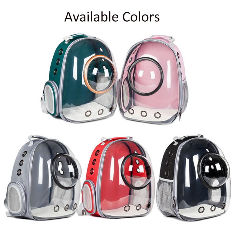 Breathable Astronaut Pet Carrier Backpack Transparent Bubble Space Capsule For Cats Dogs Ideal For Car Bike Window Travel - 15