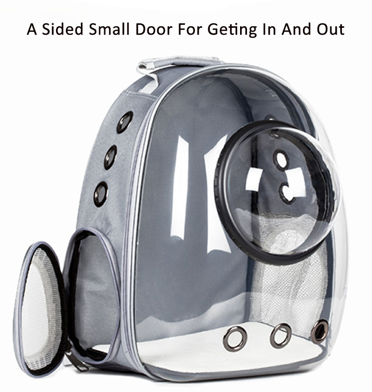 Breathable Astronaut Pet Carrier Backpack Transparent Bubble Space Capsule For Cats Dogs Ideal For Car Bike Window Travel - 5