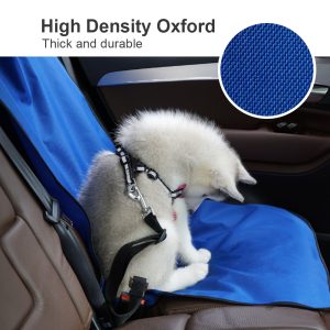Car Waterproof Back Seat Pet Cover Protector Mat Rear Safety Travel Accessories For Cat Dog Carrier - 2