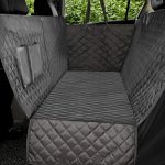 Dog Car Seat Cover 100% Waterproof With Side Flaps Pet For Back Black Carrier Hammock