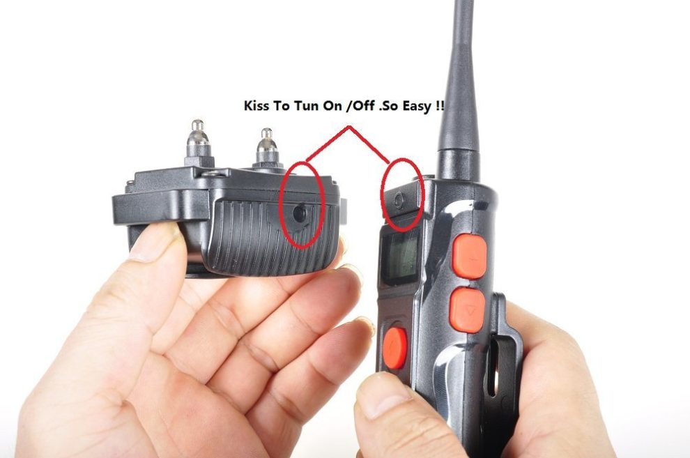 Rechargeable 1000m Range Antibark Dog Training Collar Aetertek At919c2 ...