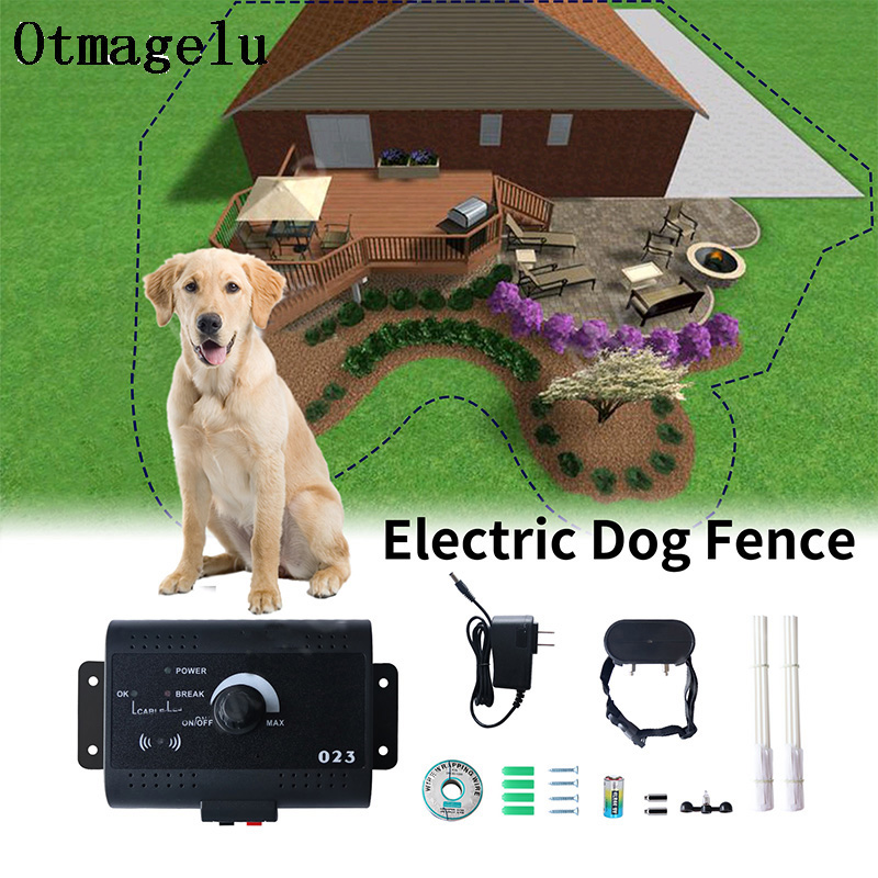 Temporary electric outlet dog fence