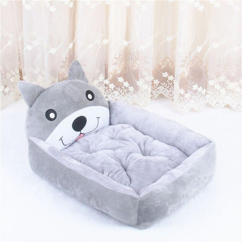 Large Dog Bed For Golden Retriever Washable Removable Teddy Cartoon Pet Nest Cozy Mat Accessories - 13