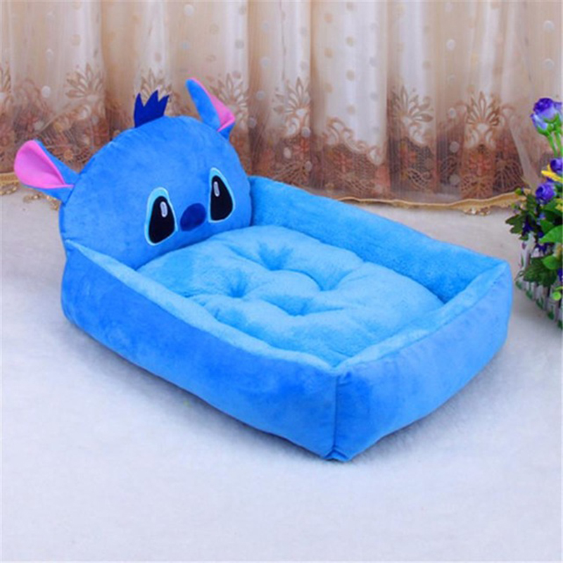 Large Dog Bed For Golden Retriever Washable Removable Teddy Cartoon Pet Nest Cozy Mat Accessories - 12