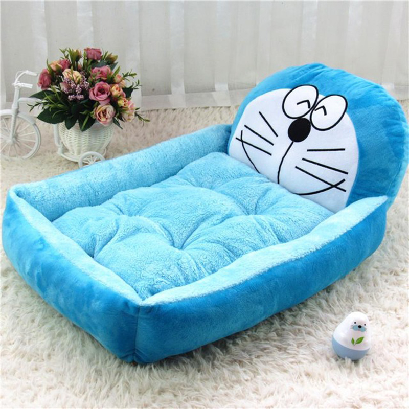 Large Dog Bed For Golden Retriever Washable Removable Teddy Cartoon Pet Nest Cozy Mat Accessories - 11