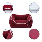 Pet Bed For Small Medium Large Dog Crate Pad Deluxe Soft Bedding Moisture Proof Bottom All Seasons Puppy House - 5