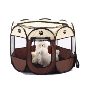 Pet Bed Dog House Cage Cat Outdoor Indoor Dogs Crate Kennel Nest Park Fence Playpen For Small Medium Big Puppy