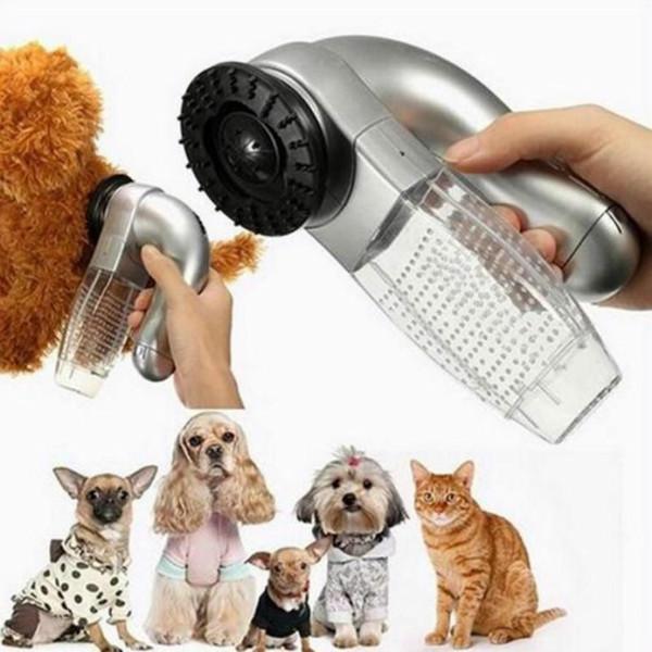 Cordless Electric Pet Hair Vacuum Catdog Grooming Brush Wool