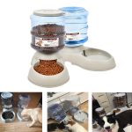 3 75l Automatic Pet Water Feeder Fountain Self-dispensing Dog Cat Food Dispenser Bowl And Waterer - 2