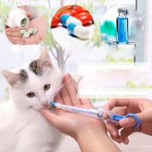 Portable Pet Dog Cat Puppy Pills Dispenser Feeding Kit Given Medicine Control Home Universal Feeder