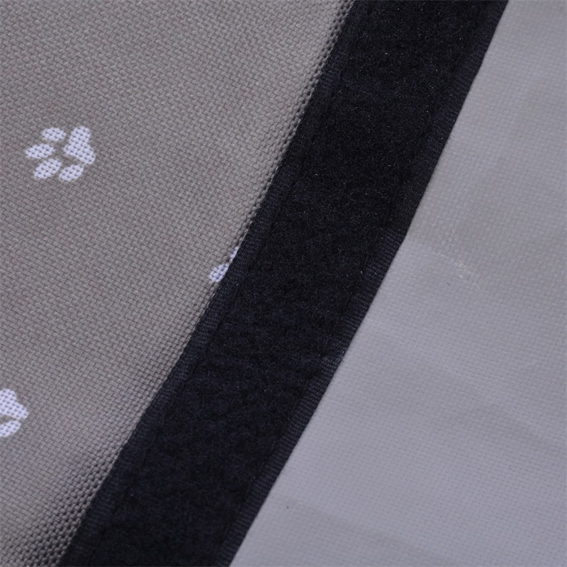 Waterproof Dog Car Seat Cover Pet Travel Hammock With Mesh Carrier Zipper Pocket Cushion Protector - 84