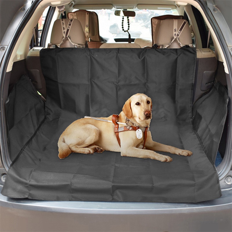 Waterproof Dog Car Seat Cover Pet Travel Hammock With Mesh Carrier Zipper Pocket Cushion Protector - 54