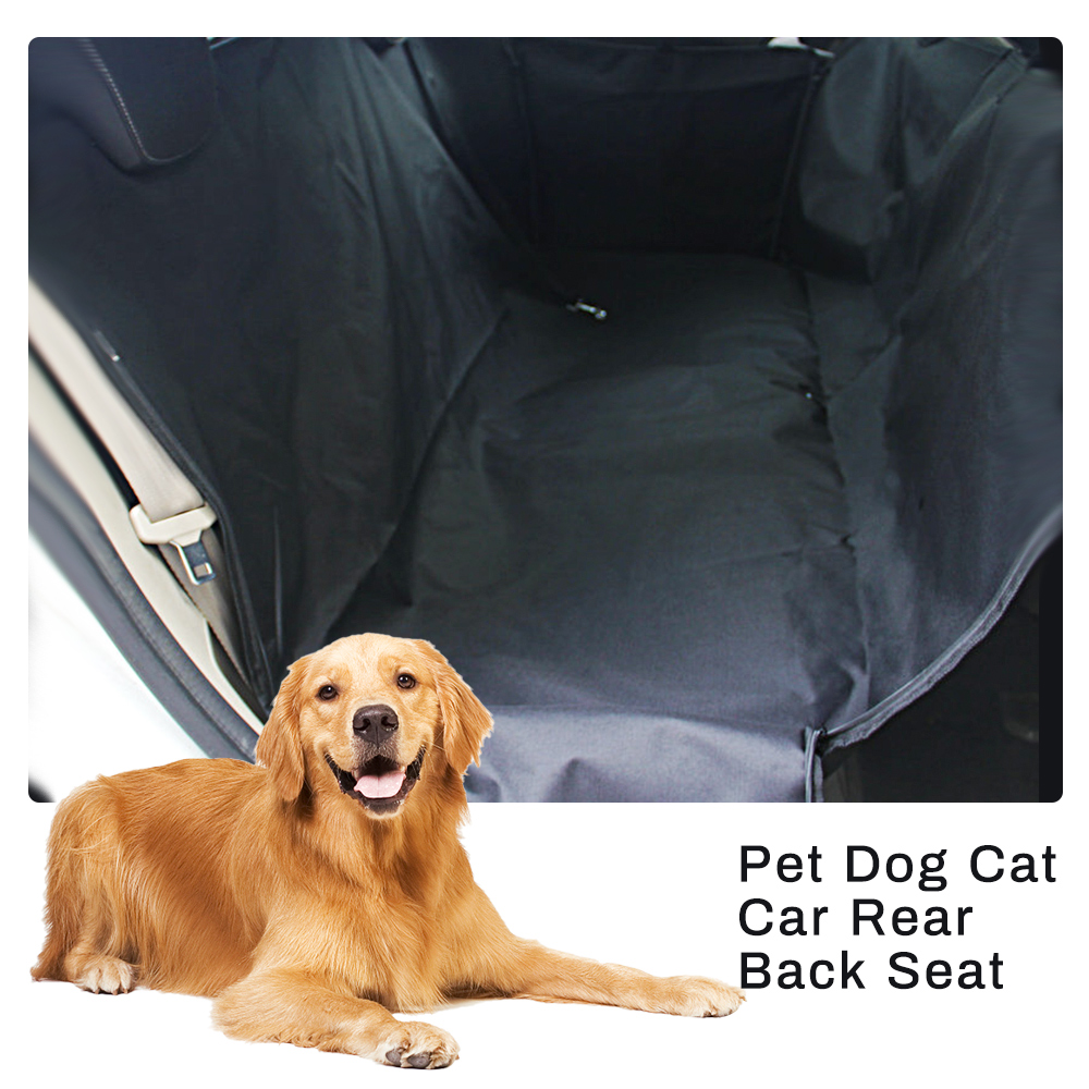 Waterproof Dog Car Seat Cover Pet Travel Hammock With Mesh Carrier Zipper Pocket Cushion Protector - 19